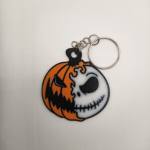 Jack Skullington græskar nøglering