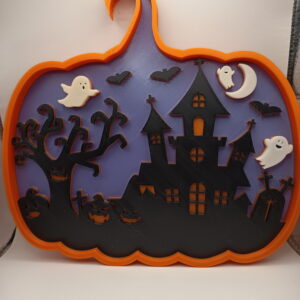 Halloween Pumpkin Scene