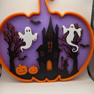 Halloween Pumpkin Scene