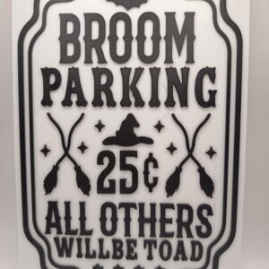 Broom Parking Skilt