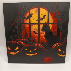 Halloween Hueforge Dekoration Kat